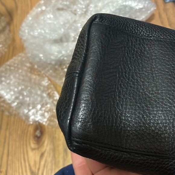 Gucci- Black Pebbled Calfskin Medium Soho with Gold Chain Shoulder Bag - Picture 10 of 10